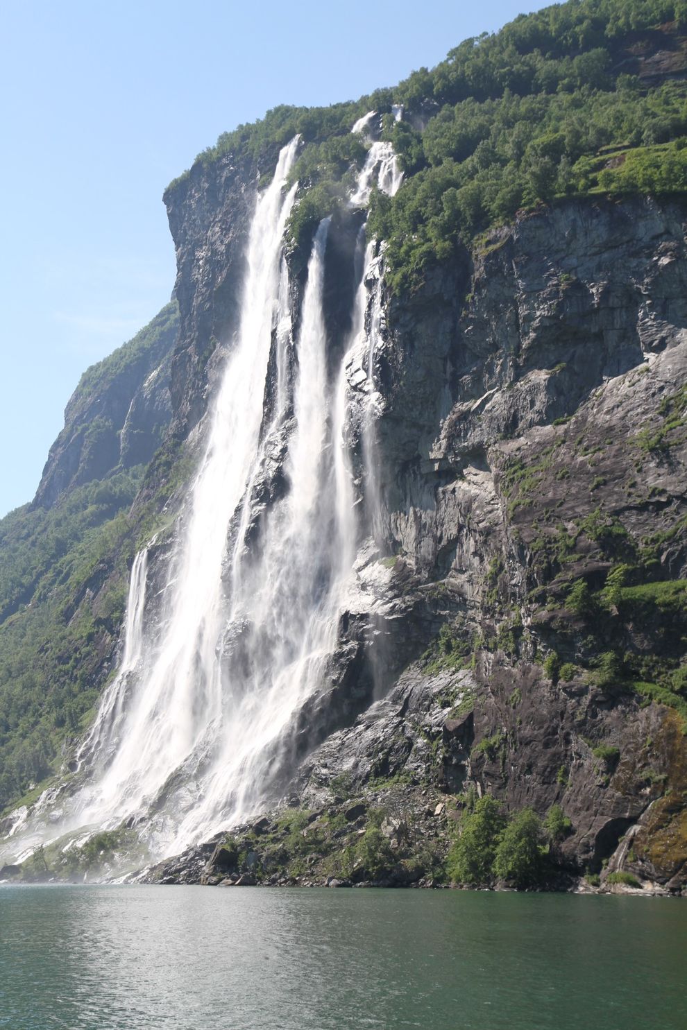 norway fjord waterfall geiranger
