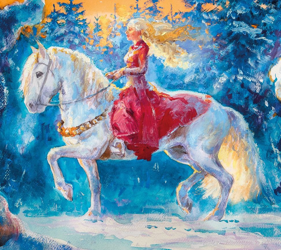Jonny Andvik maleri Live Skinnes Guro Heddeli hest