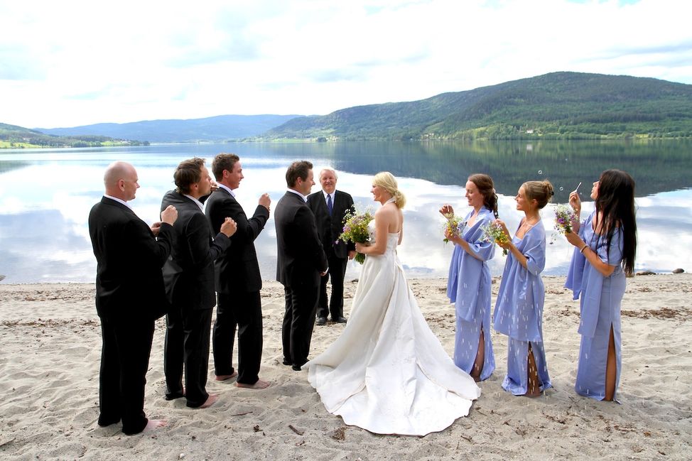 brudepar vielse strand norefjell bryllupsbygda buskerud