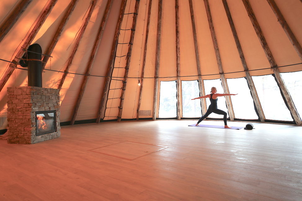 Yogashala lavvo nature NORD Norefjell Krødsherad Skinnes