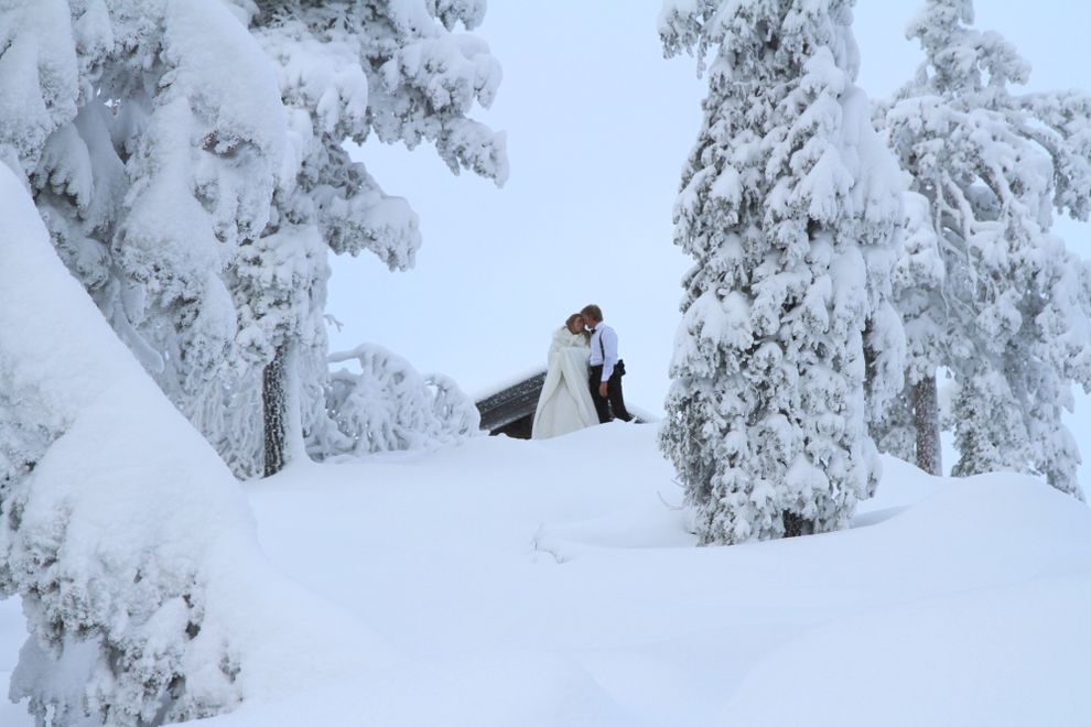 ski bride groom bryllup bryllupsbygda norefjell noreheim