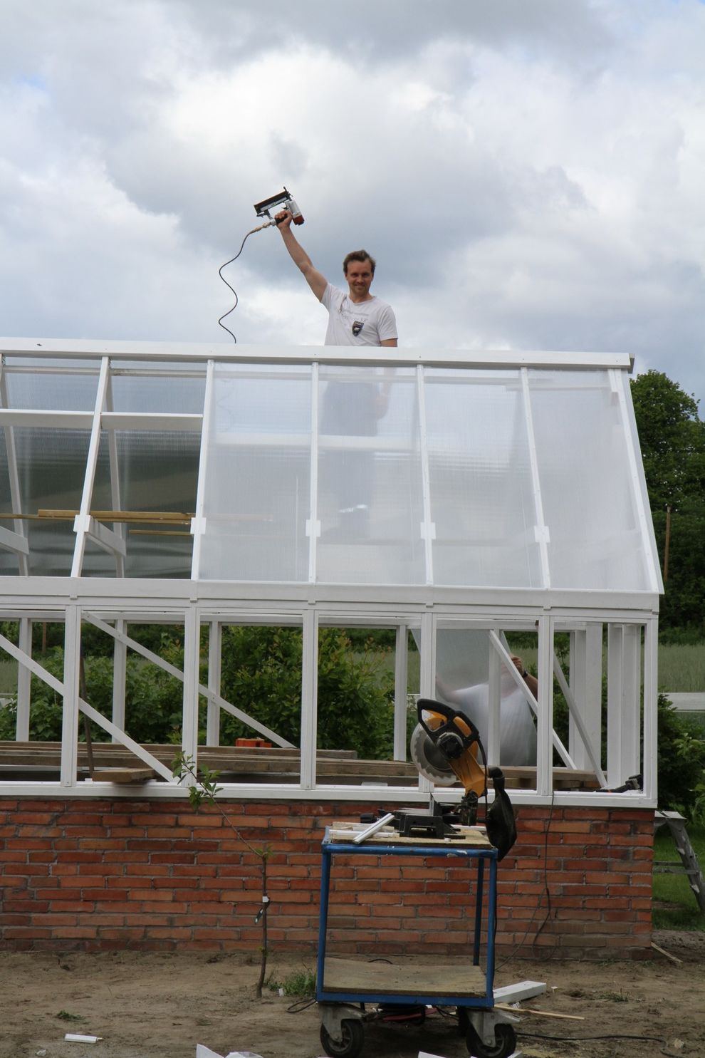 building greenhouse orangeri