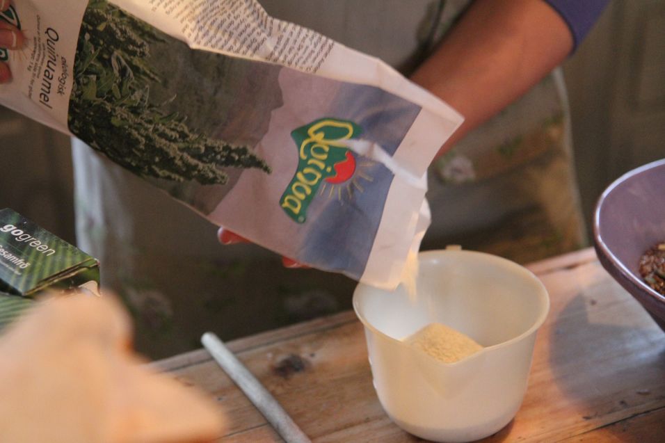 quinoa flour, wheat alternative, homemade, healthy food, 