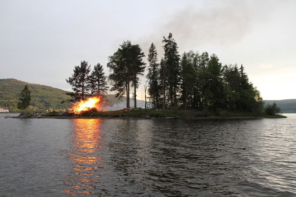 midsummer eve bonfire