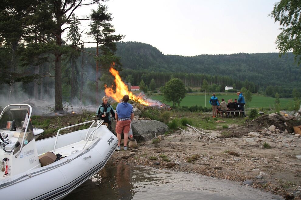 midsummer eve bonfire