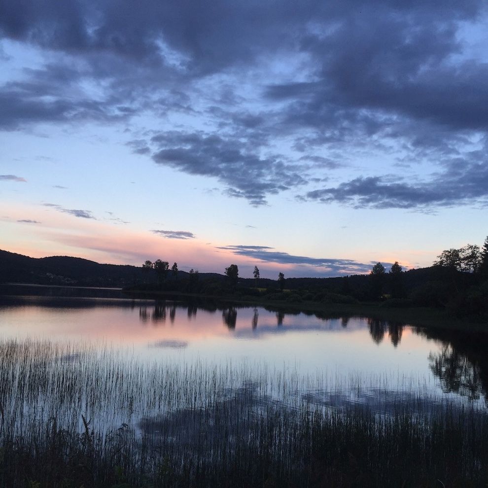 lake sunset