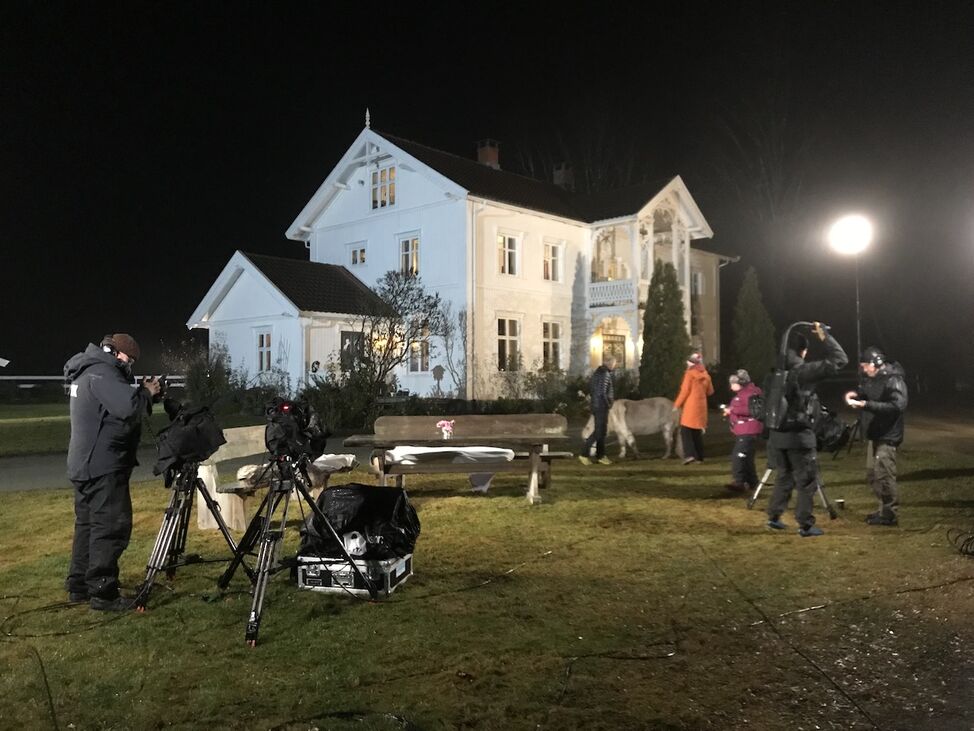 TV sending fra gården