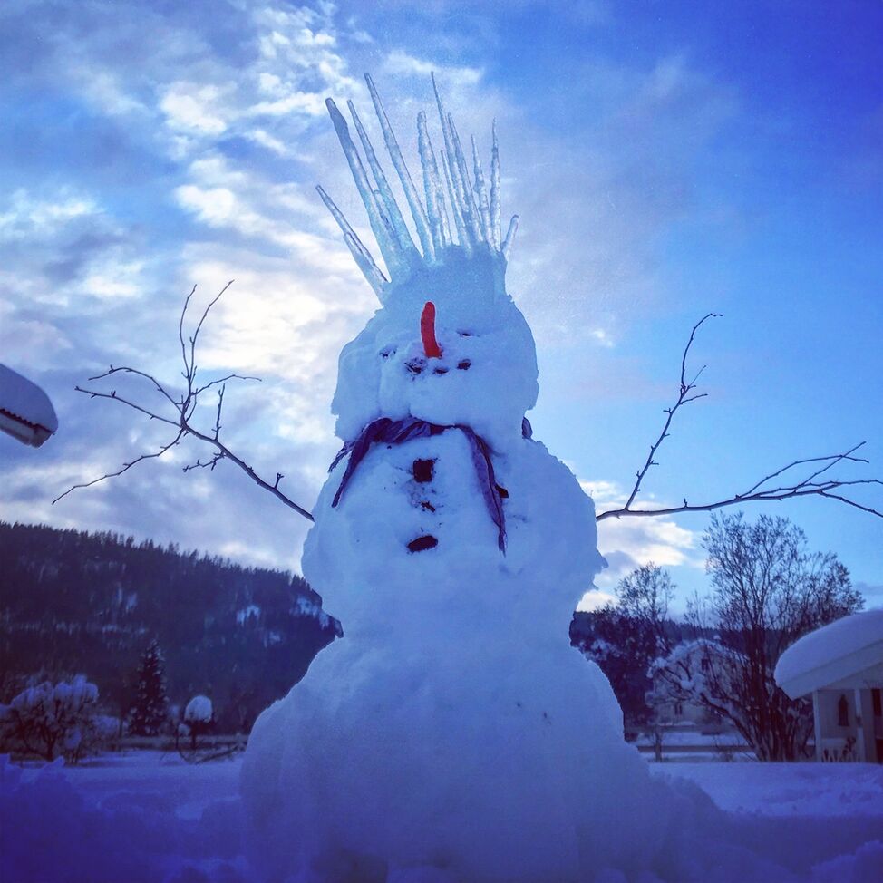 snowman ice crown