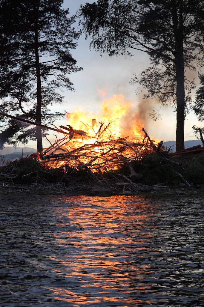 midsummer eve bonfire